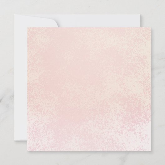 Invitation Élégante rose rose | Gold Frame 80th Birthday Part (Dos)