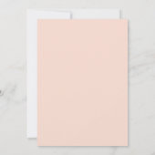 Invitation Élégante rose Roses Feminine 60e fête d'anniversai (Dos)