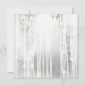 Invitation Elégante Roses Blanches Quinceanera Blanche Invita (Dos)