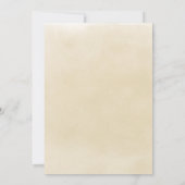 Invitation Elégante Roses Rouges Tan Sweet 16 Anniversaire (Dos)