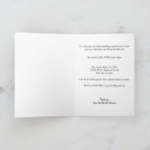Invitation Élégante Rustique Artistique (Intérieur)