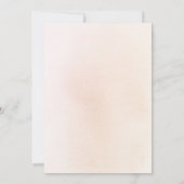 Invitation Élégante Soft Pastel Flowers Boho Mariage Botaniqu (Dos)