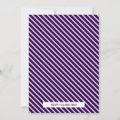 Invitation Elégante Soirée Blackberry (Dos)