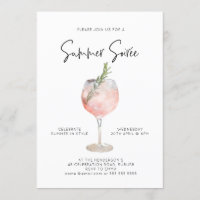 Élégante Soiree Boissons Cocktail Party Pink