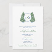 Invitation Élégante Soirée de Fête des mariées Monograms Mimo (Devant)