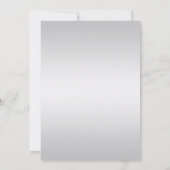 Invitation Élégante Soirée verte en argent rouge Holly fête d (Dos)