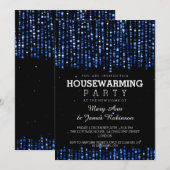 Invitation Élégante star de la Fête du Chauffage de la Maison (Devant / Derrière)