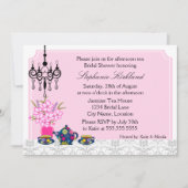 Invitation Elégante Tea Party (Devant)