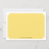 Invitation Elégante Tea Party (Dos)