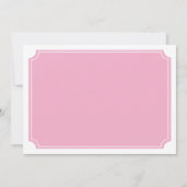 Invitation Elégante Tea Party (Dos)