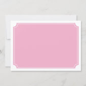 Invitation Elégante Tea Party (Dos)