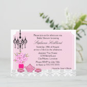 Invitation Elégante Tea Party (Debout devant)