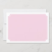 Invitation Elégante Tea Party (Dos)