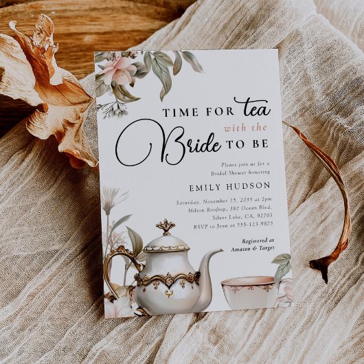Invitation Elégante Tea Party Bridal Show