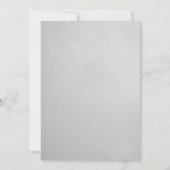 Invitation Elégante Teapot Fête des mariées Tea Party (Dos)