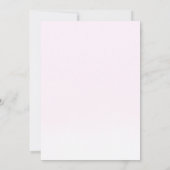 Invitation Élégante Tender Pink Princess 18e anniversaire (Dos)