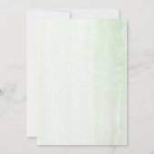 Invitation Élégante verdure et Fête des mariées de robe Maria (Dos)