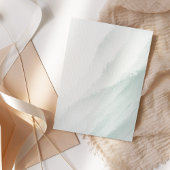 Invitation Elégante verdure Fête des mariées or Aquarelle