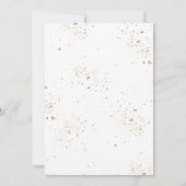 Invitation Elégante verdure Parties scintillant or Surprise A (Dos)