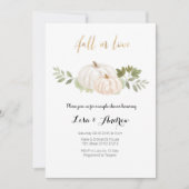 Invitation Élégante verdure Tombée en amour Couples Douche (Devant)