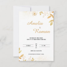 Elégante verdure, typographie mariage