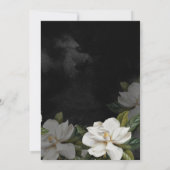 Invitation Élégante White Magnolia Bridal Shower (Dos)