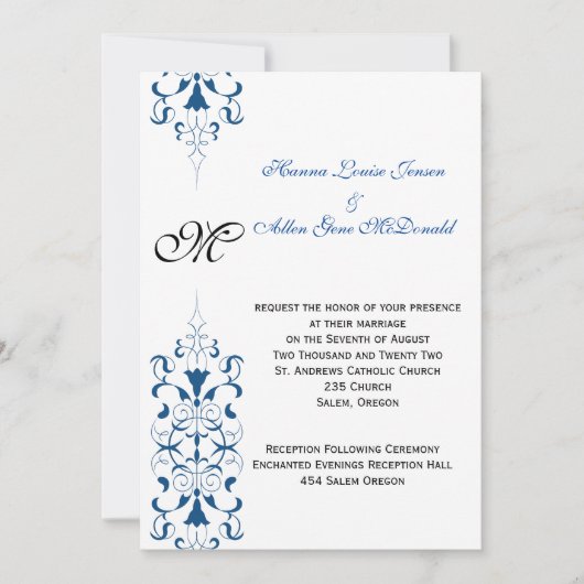 Invitation Élégantes AVOIRS (Devant)