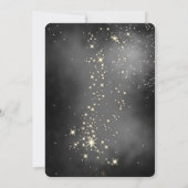 Invitation Élégantes boules de Noël Étincelantes Fête de Noël (Dos)