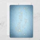 Invitation Élégantes boules de Noël, Étincelle, Fête de Noël (Dos)