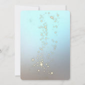 Invitation Élégantes boules de Noël, Étincelle, Fête de Noël (Dos)