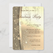 Invitation Élégantes boules de Noël, fête de Noël (Devant)