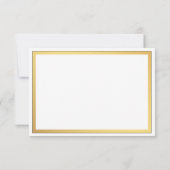 Invitation Élégantes fioritures de script pour mariage RSVP e (Dos)