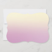 Invitation Élégantes Fleurs Aquarelle RSVP (Dos)