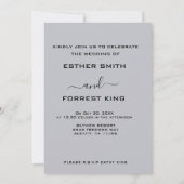 Invitation Élégantes fleurs de pavot rouge Mariage floral (Dos)