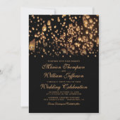 Invitation Élégantes Lanternes de Mariage à Chandelle Rustiqu (Devant)