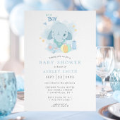 Invitation Élément C'est un Garçon Baby Shower