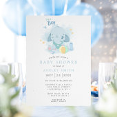 Invitation Élément C'est un Garçon Baby Shower