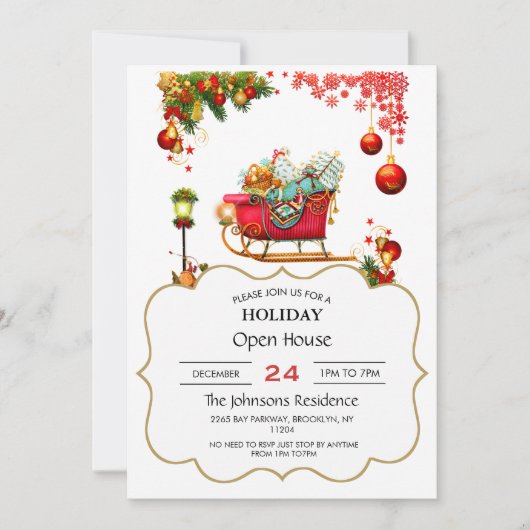 Invitation Élément chrétien (Devant)