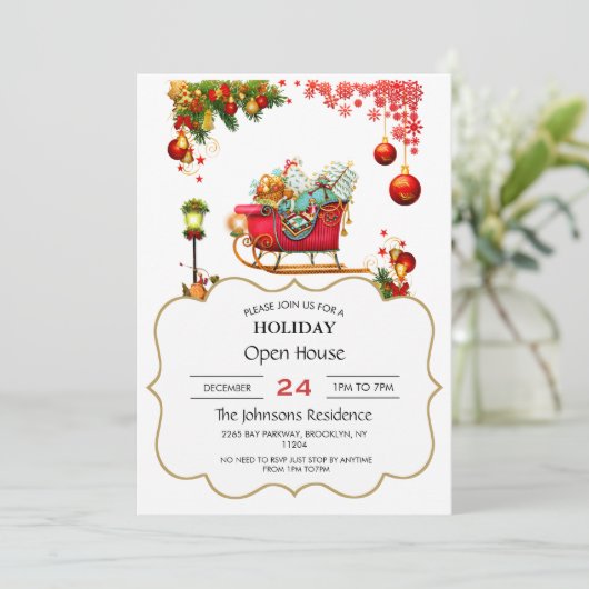 Invitation Élément chrétien (Debout devant)