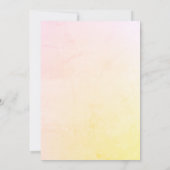 Invitation Élément Fantaisiste Éléfant Sip & See (Dos)