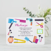 Invitation Éléments de l'École de Beauté (Debout devant)