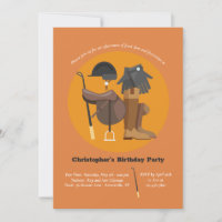 Eléments équitation Equestre Anniversaire Invitati