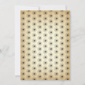 Invitation Éléments vintages adulte fête d'Halloween (Dos)