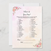 Invitation Eléphant Baby shower ce qui est dans votre jeu de (Devant)