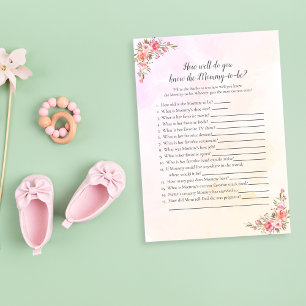 Invitation Elephant Baby shower Qui Connaît Maman Meilleur Je