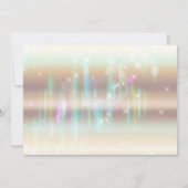 Invitation Éléphant de bébé floral mignon avec ballons (Dos)