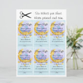 Invitation Elephant Garçon Baby shower doux Raffle de couche (Debout devant)