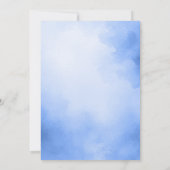 Invitation Eléphant mignon & Plan Baby shower gris vert bleu (Dos)