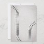 Invitation Elephant Train Anniversaire (Dos)