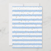 Invitation Elephant Twin Boys Baby Boy Douche (Dos)